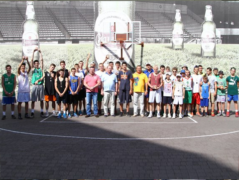 На   «Славутич-Арені» відбувся юніорський стрітбольний турнір